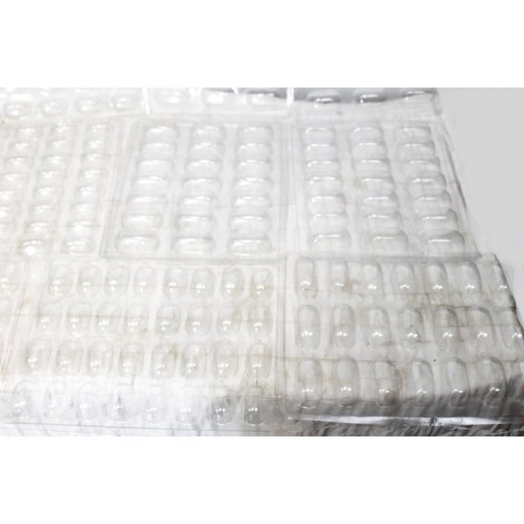 13 Egg Shape Clear Plastic Candy Molds Two Different sizes Bulk Baking Craft - Picture 7 of 10